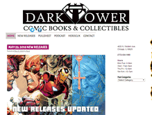 Tablet Screenshot of darktowercomics.net